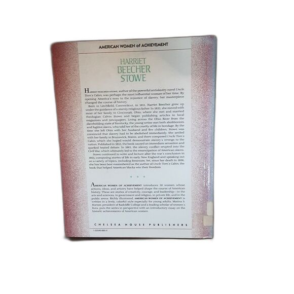 Harriet Beecher Stowe: author and abolitionist hardcover childrens 1989 - Picture 2 of 2